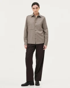Ottawa Mushroom Virgin Wool Overshirt
