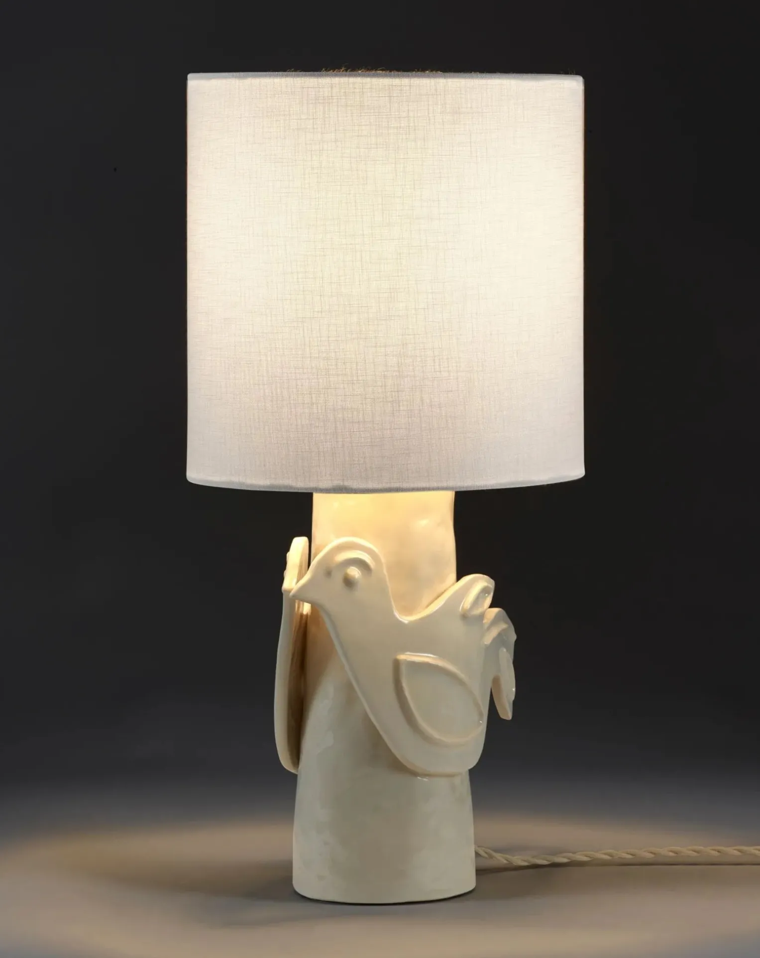 Paloma stoneware table lamp, Marie Michielssen