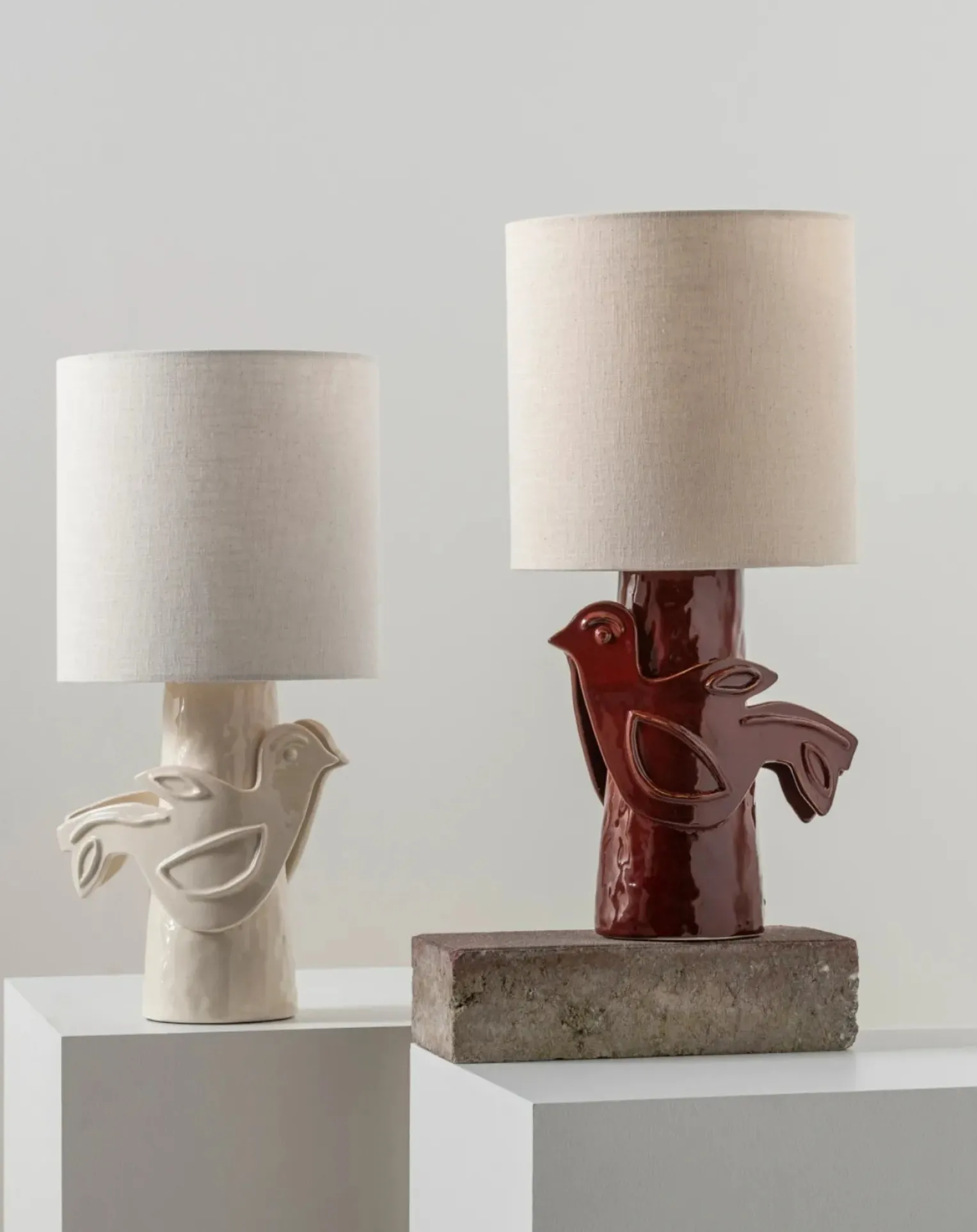 Paloma stoneware table lamp, Marie Michielssen