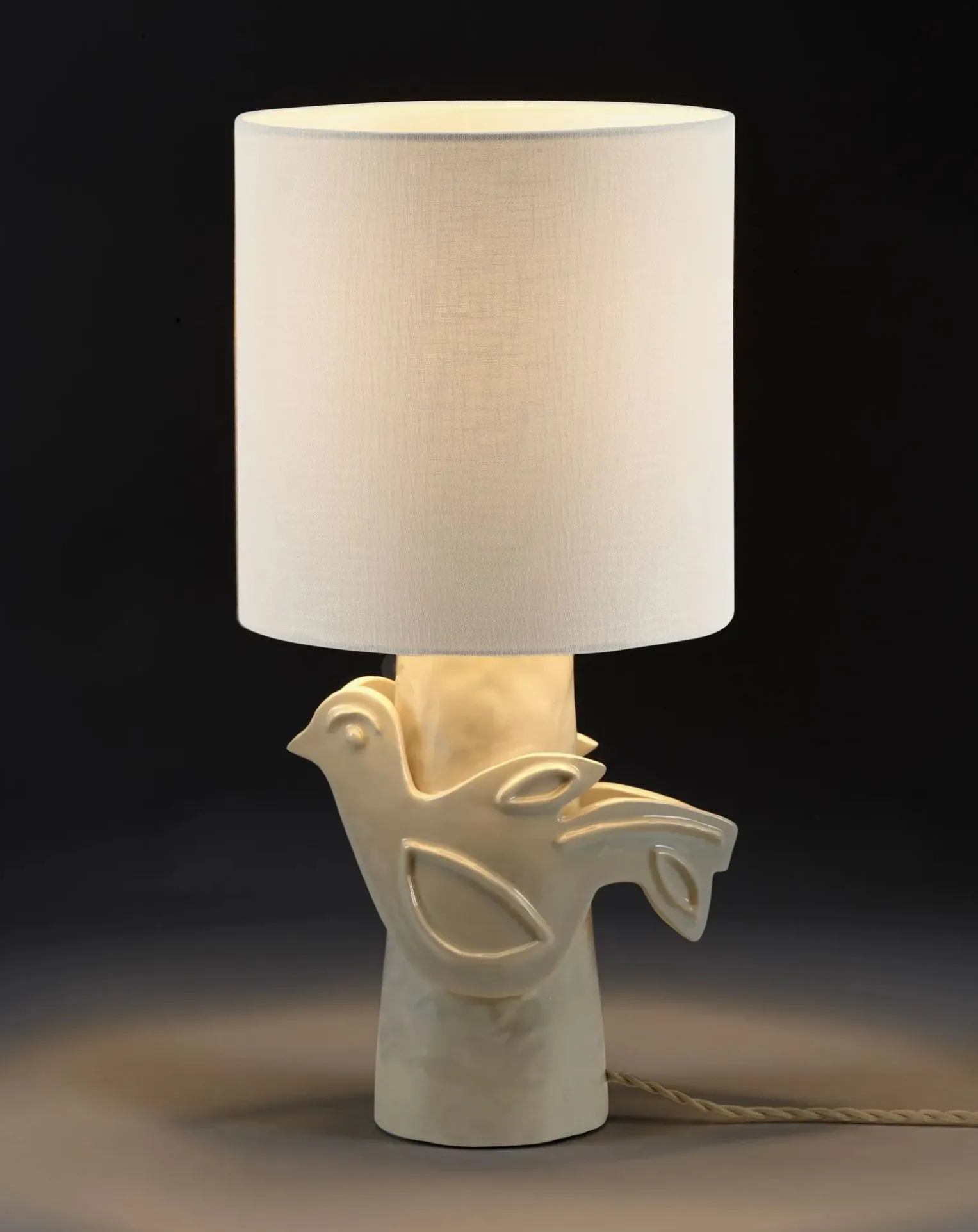 Paloma stoneware table lamp, Marie Michielssen