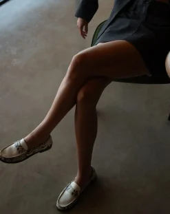 Penny Python Loafers