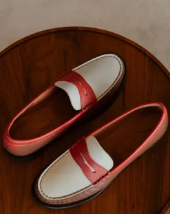 Penny Tricolor Loafers