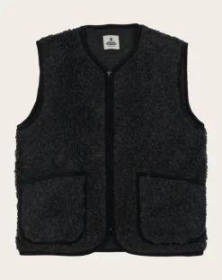 Pepitko Vest Wool Sleeveless Vest