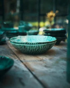 Plats Verde Lanza, Pascale Naessens - Set of 2