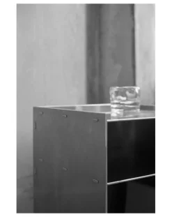 Rivet Box Aluminium Side Table