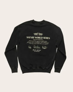 Safari World Series round-neck sweatshirt in organic cotton