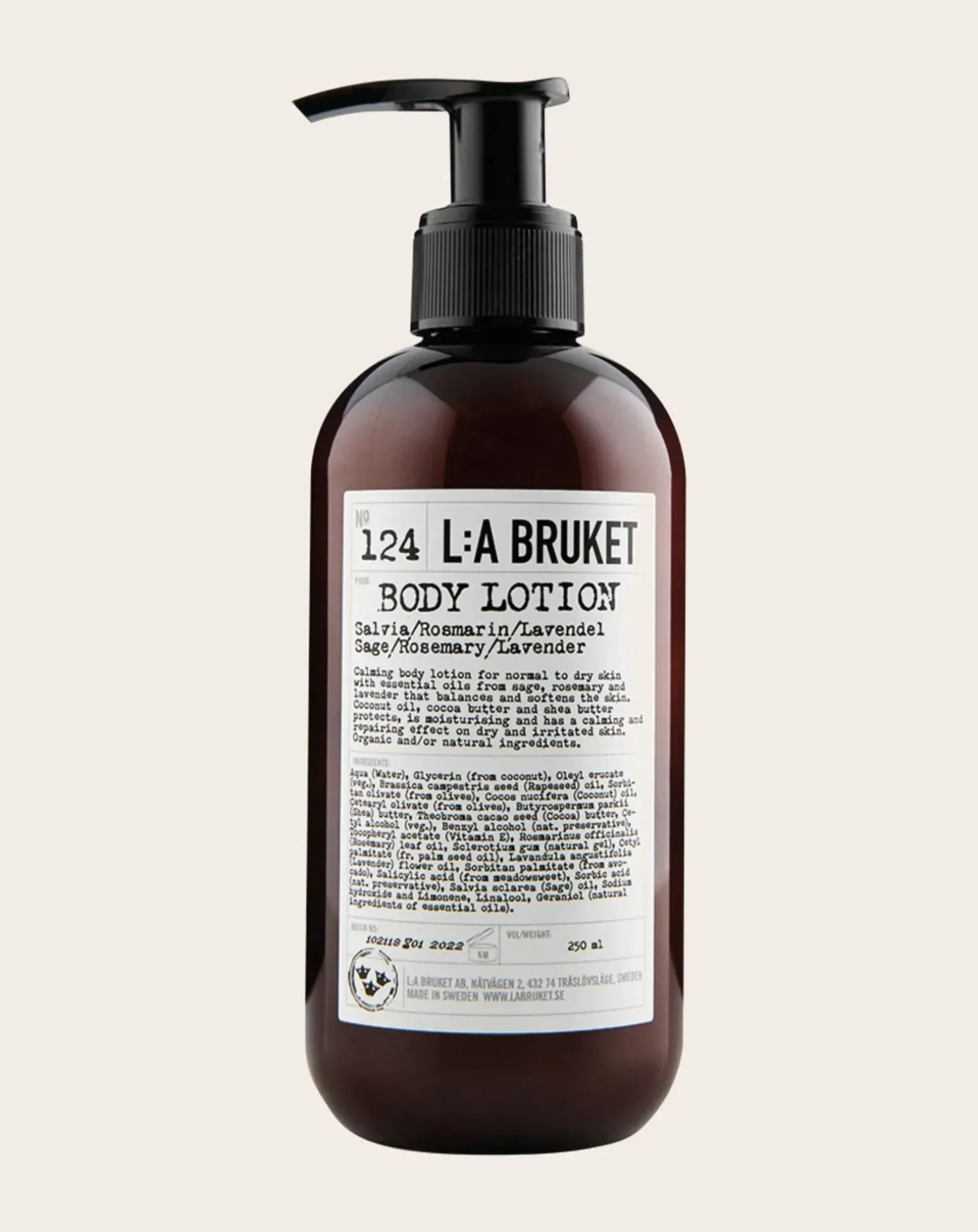 Sage Rosemary and Lavender Body Lotion 124 - 240 ml