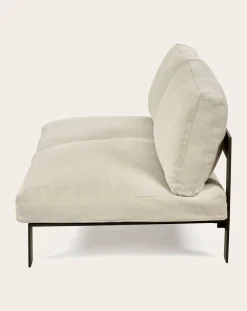 2-Seater Linen Sofa