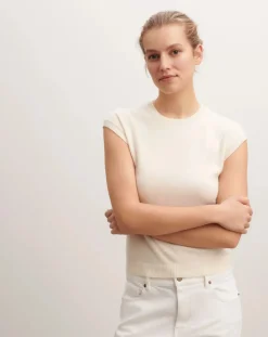 Short-sleeved Cashmere Sweater