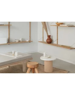 Sintra Side Table, Cork Base