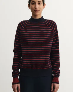 Striped Wool Sweater - Women's Collection