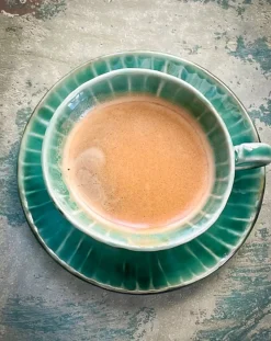 Tasse avec soucoupe Verde Lanza - Set de 2