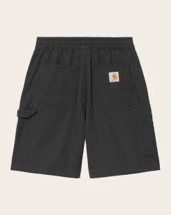 Toland Striped Seersucker Shorts
