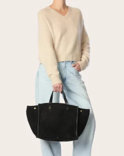 Tote bag Léon M Velvet crust