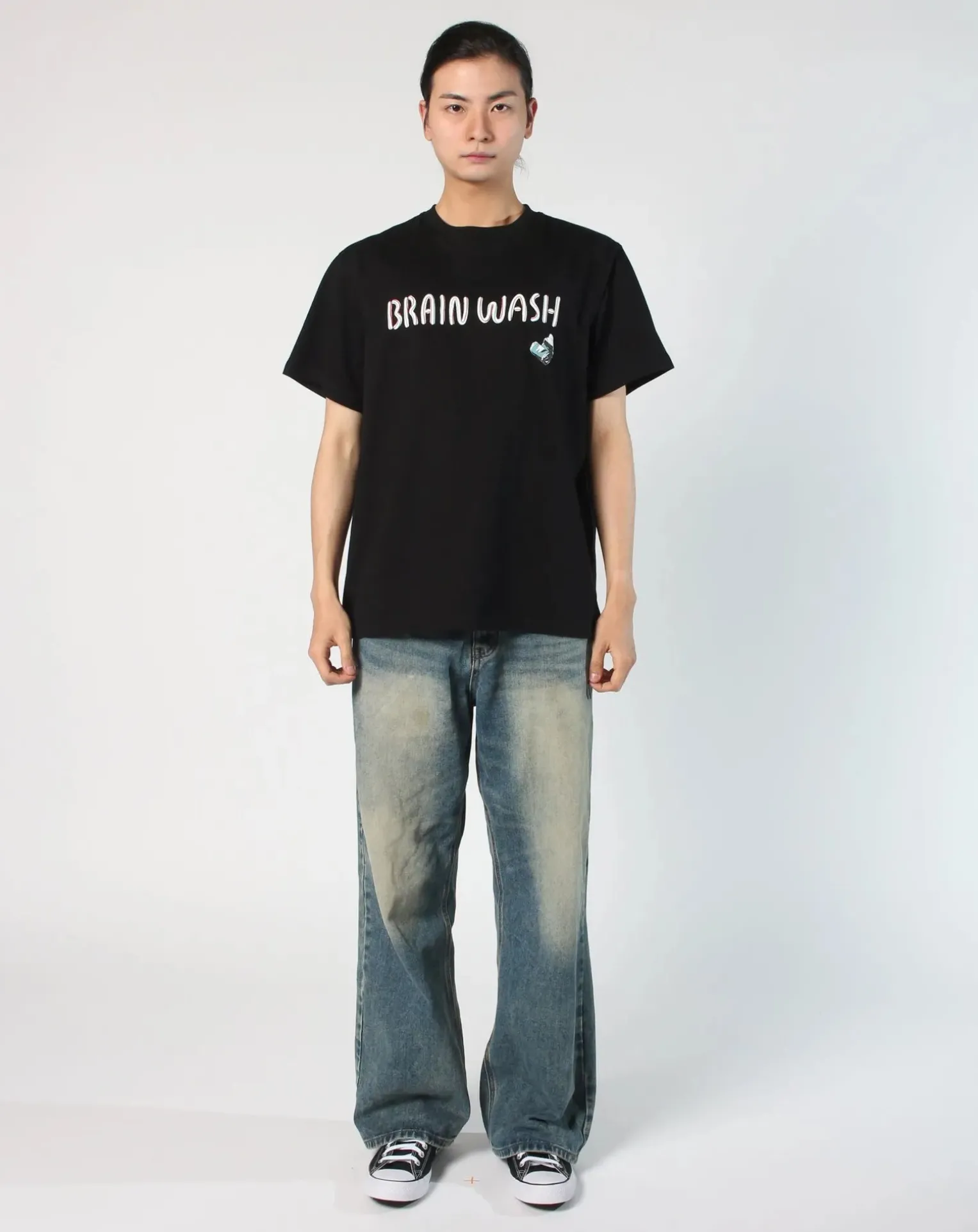 T-Shirt What Life is-Brain Wash cotton