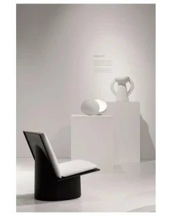 Valerie Easy Chair in Lacquered Steel