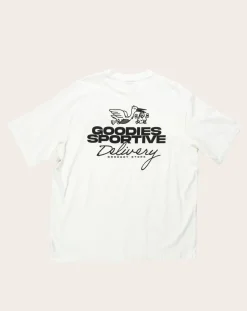 White Delivery T-shirt in organic cotton