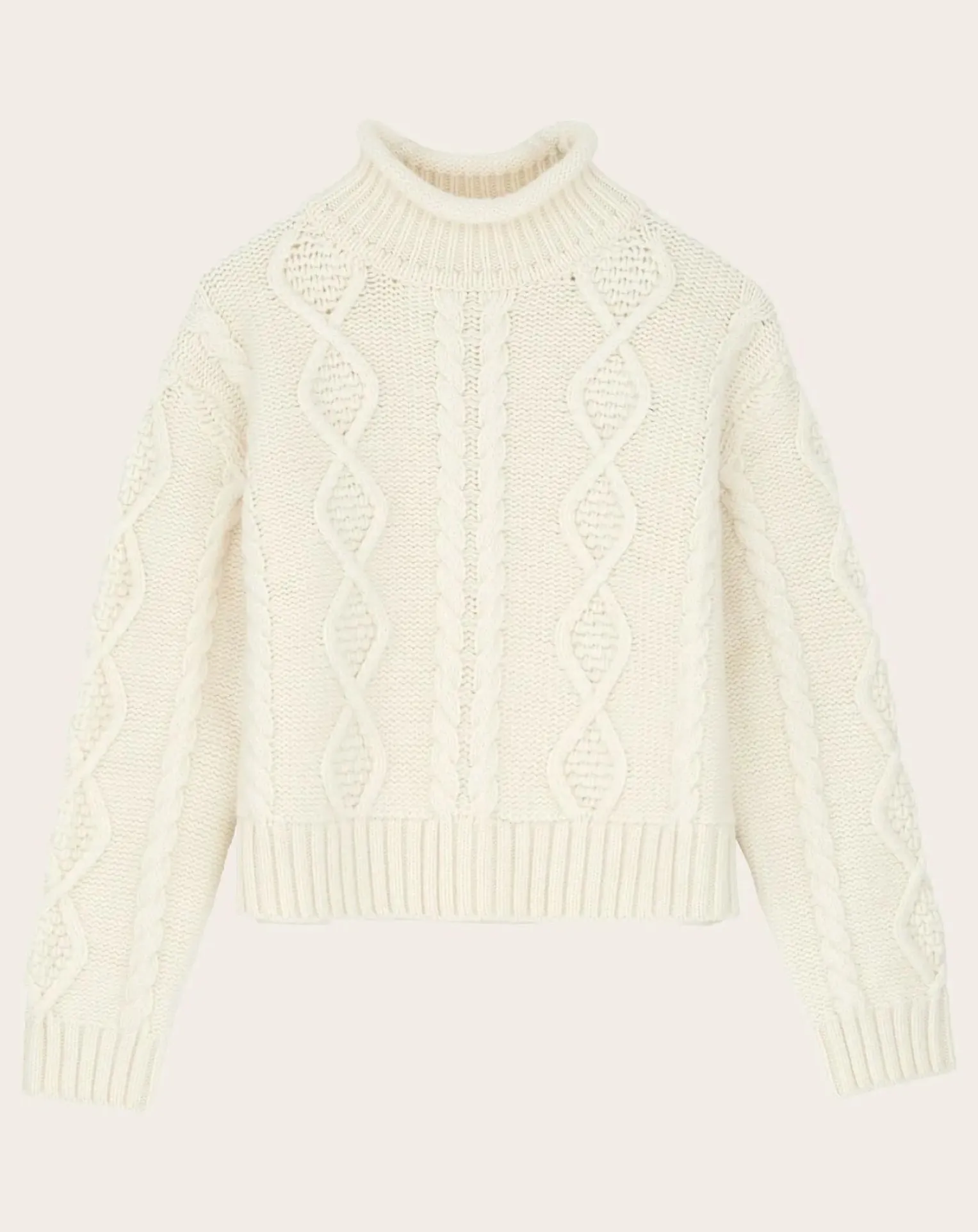 White Sun Merino Wool Sweater