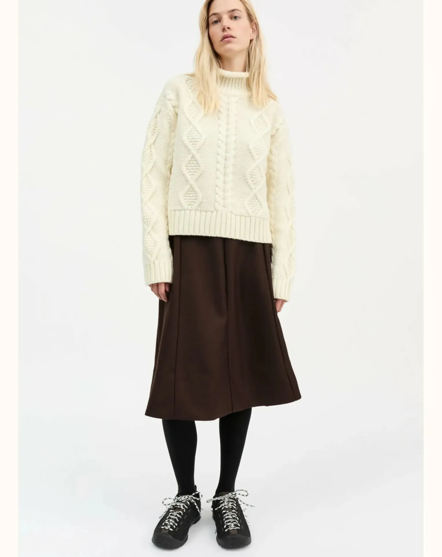 White Sun Merino Wool Sweater