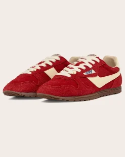 Windspin Low Two-tone Suede and Leather Basket