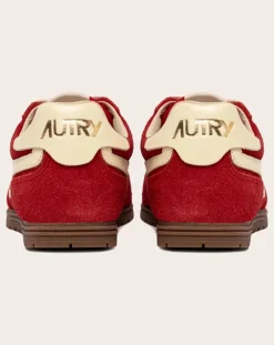 Windspin Low Two-tone Suede and Leather Basket