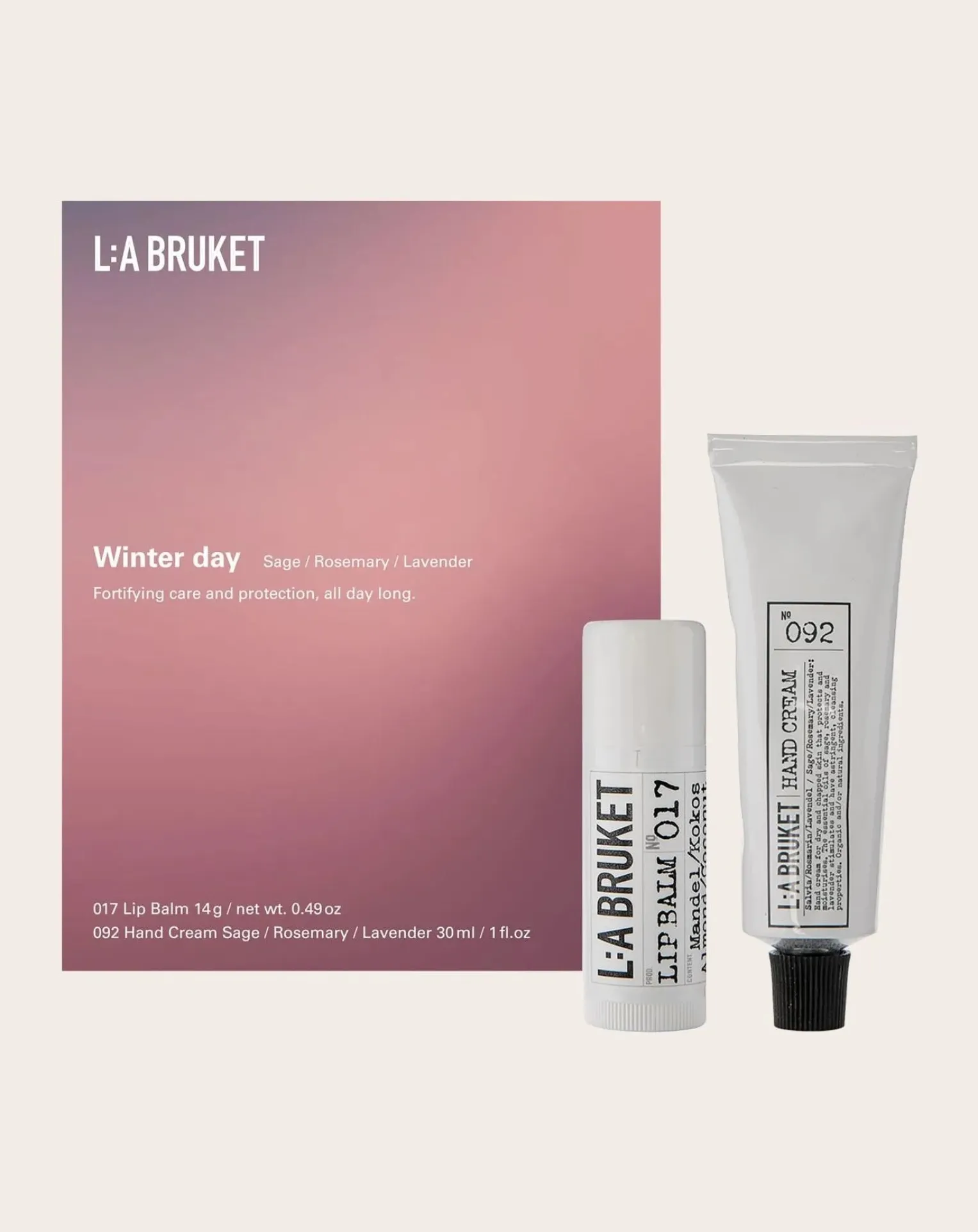 Winter Day duo lip and hand set 017 & 092