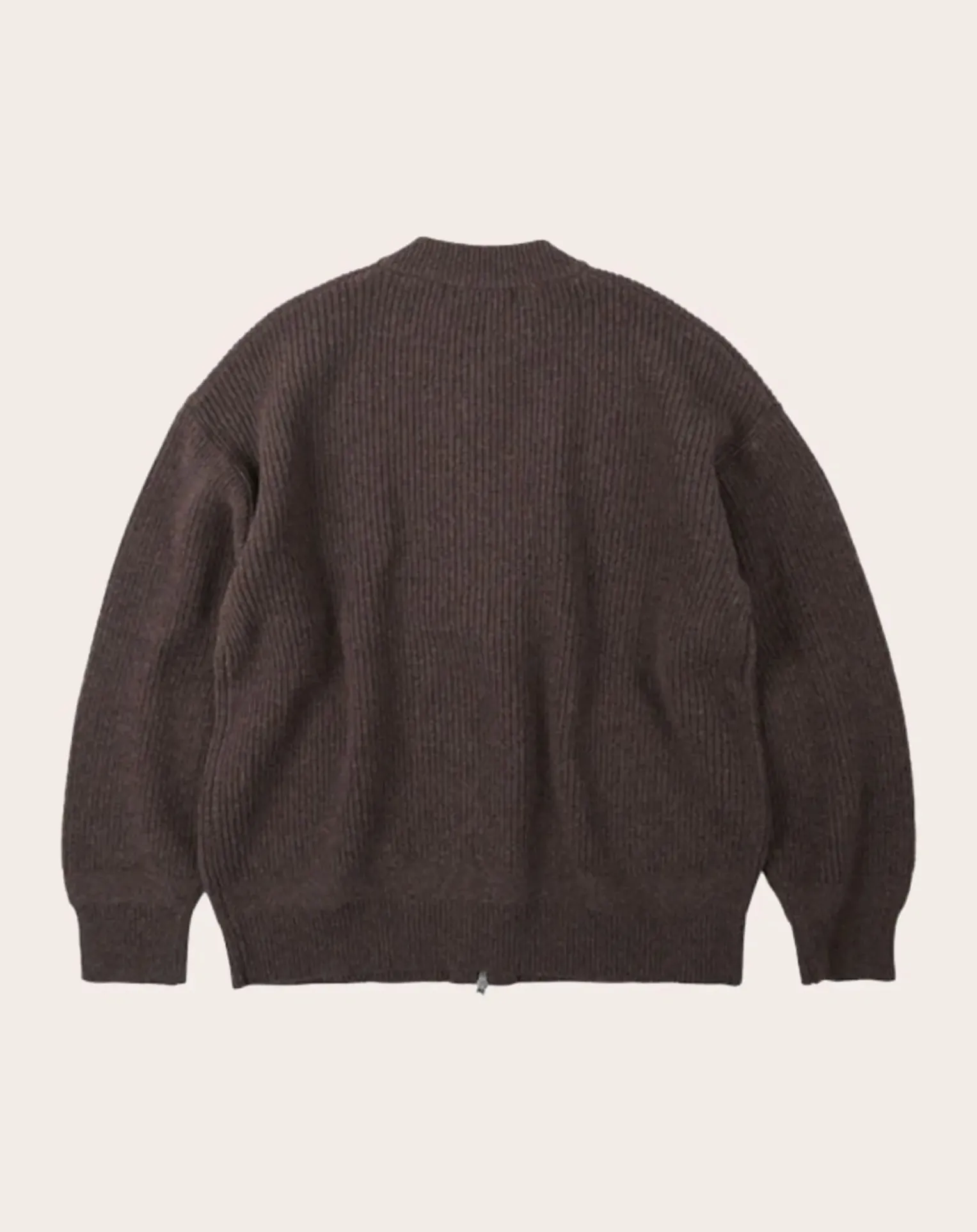 Wool Deck Zipped Cardigan