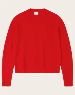 Wool Round Neck Sweater - Women's Collection